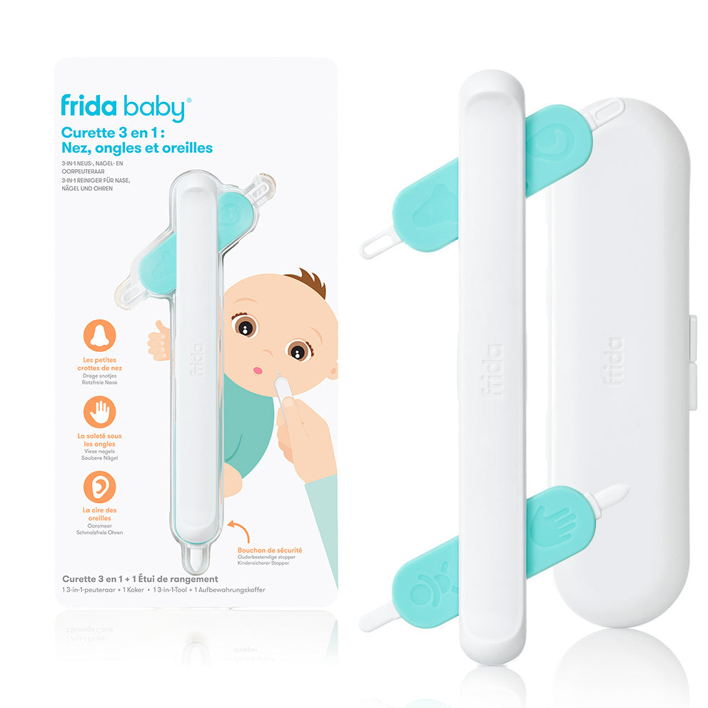 Curette 3-en-1 nez, ongles et oreilles