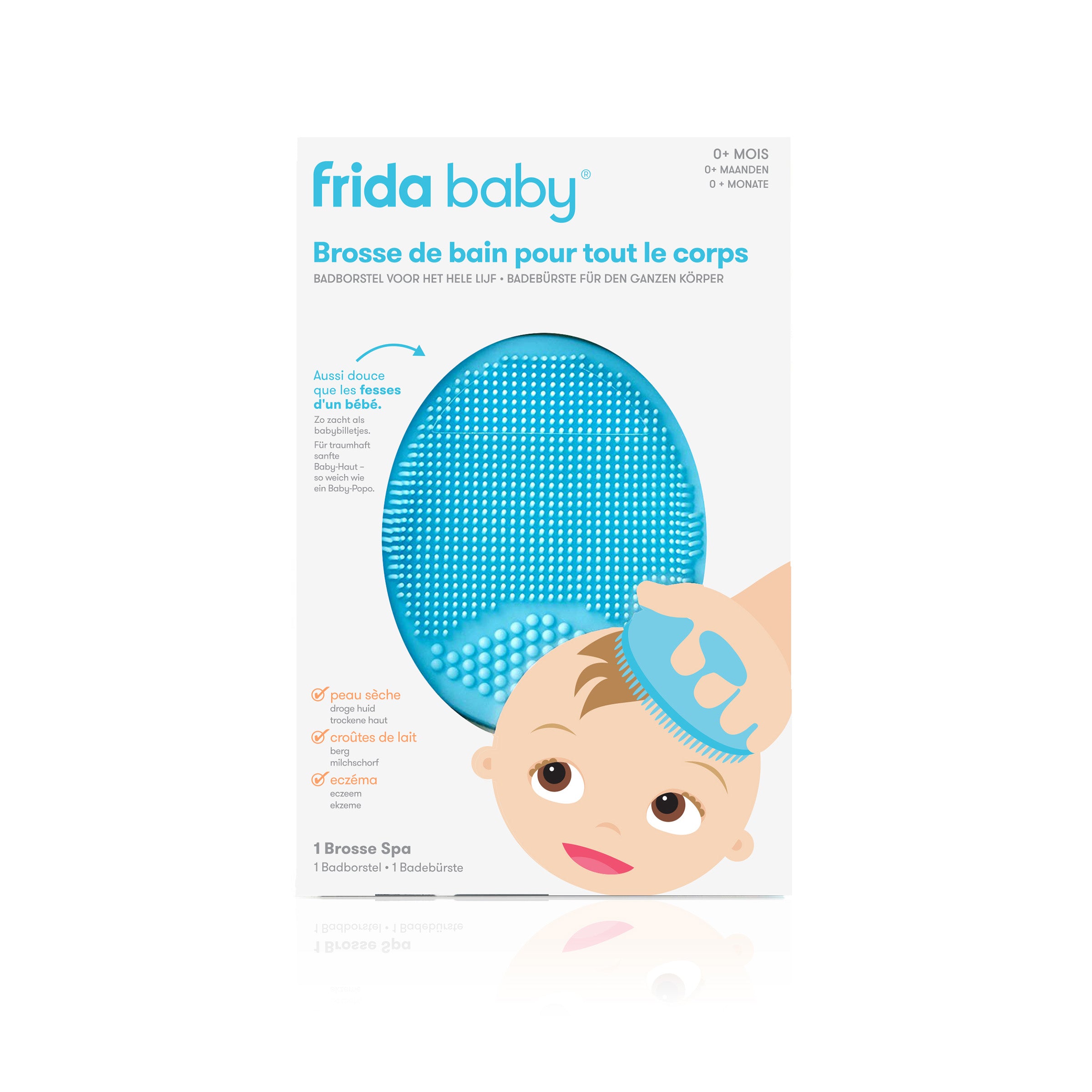 Brosse de bain Tête-Aux-Pieds