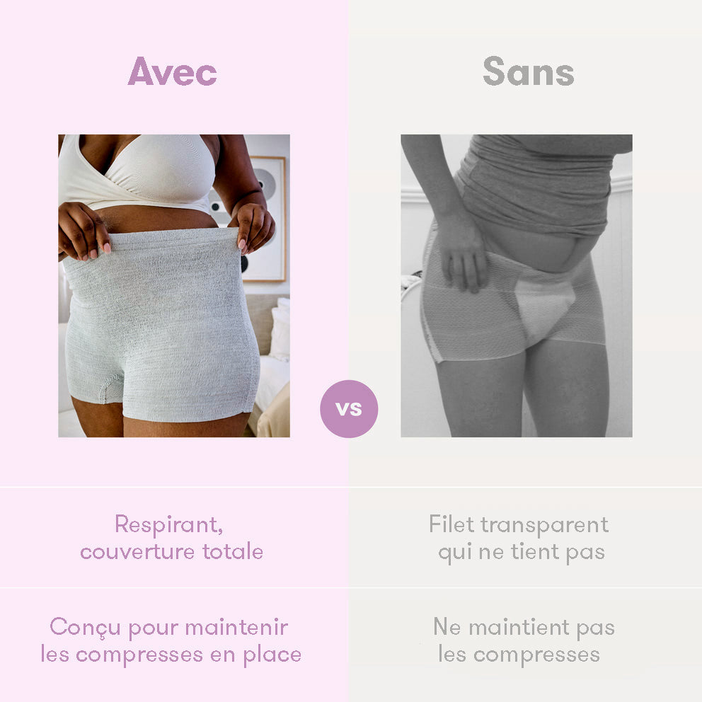 Wegwerp postpartumondergoed