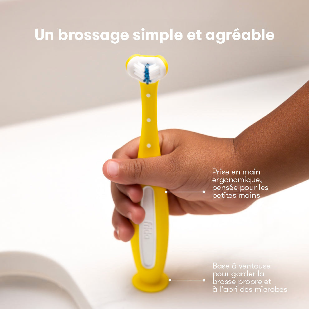 SmileFrida Brosse à dents à trois angles