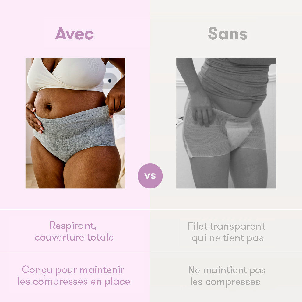 Sous-vêtements post-partum jetables pour Césarienne