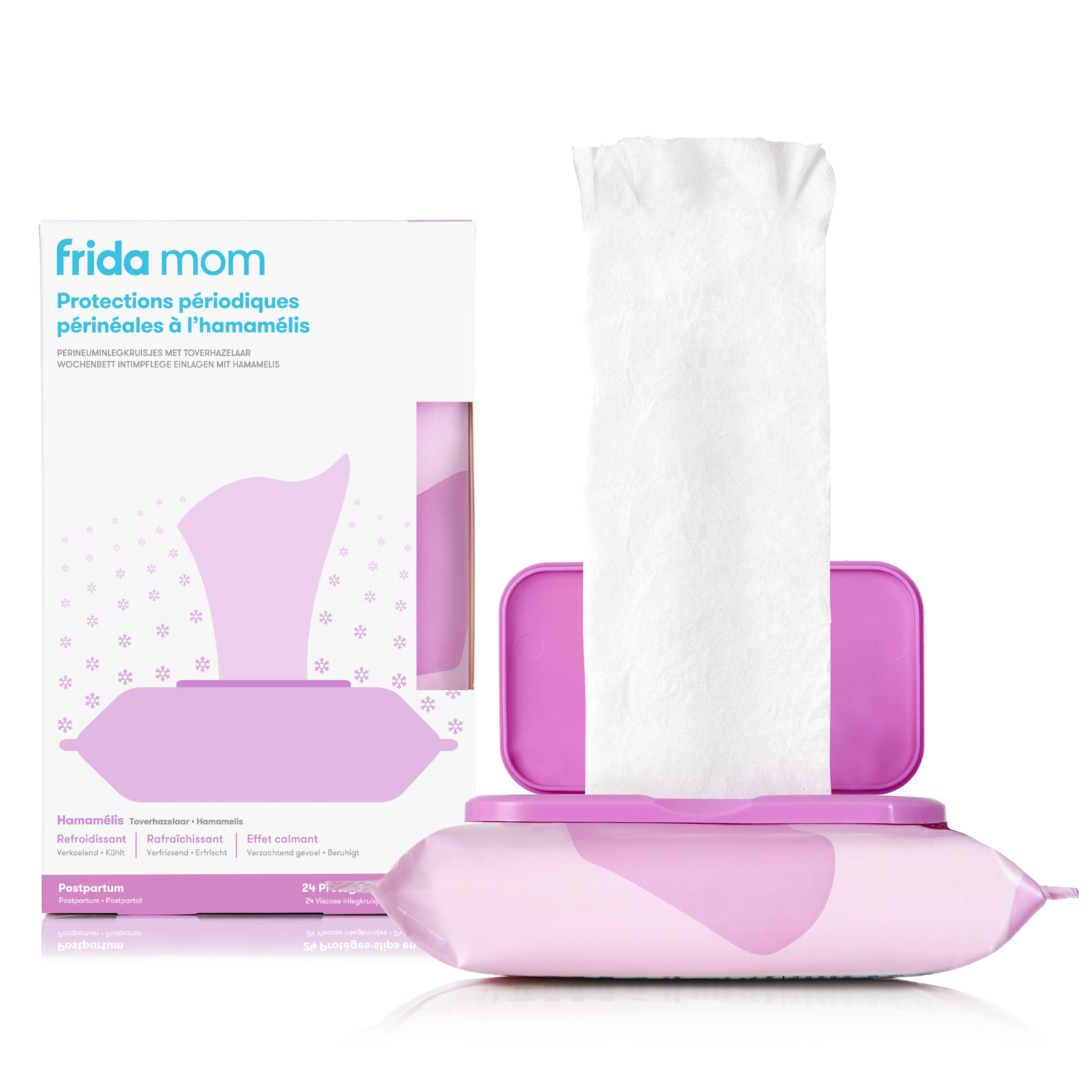 Periodieke perineale bescherming met toverhazelaar