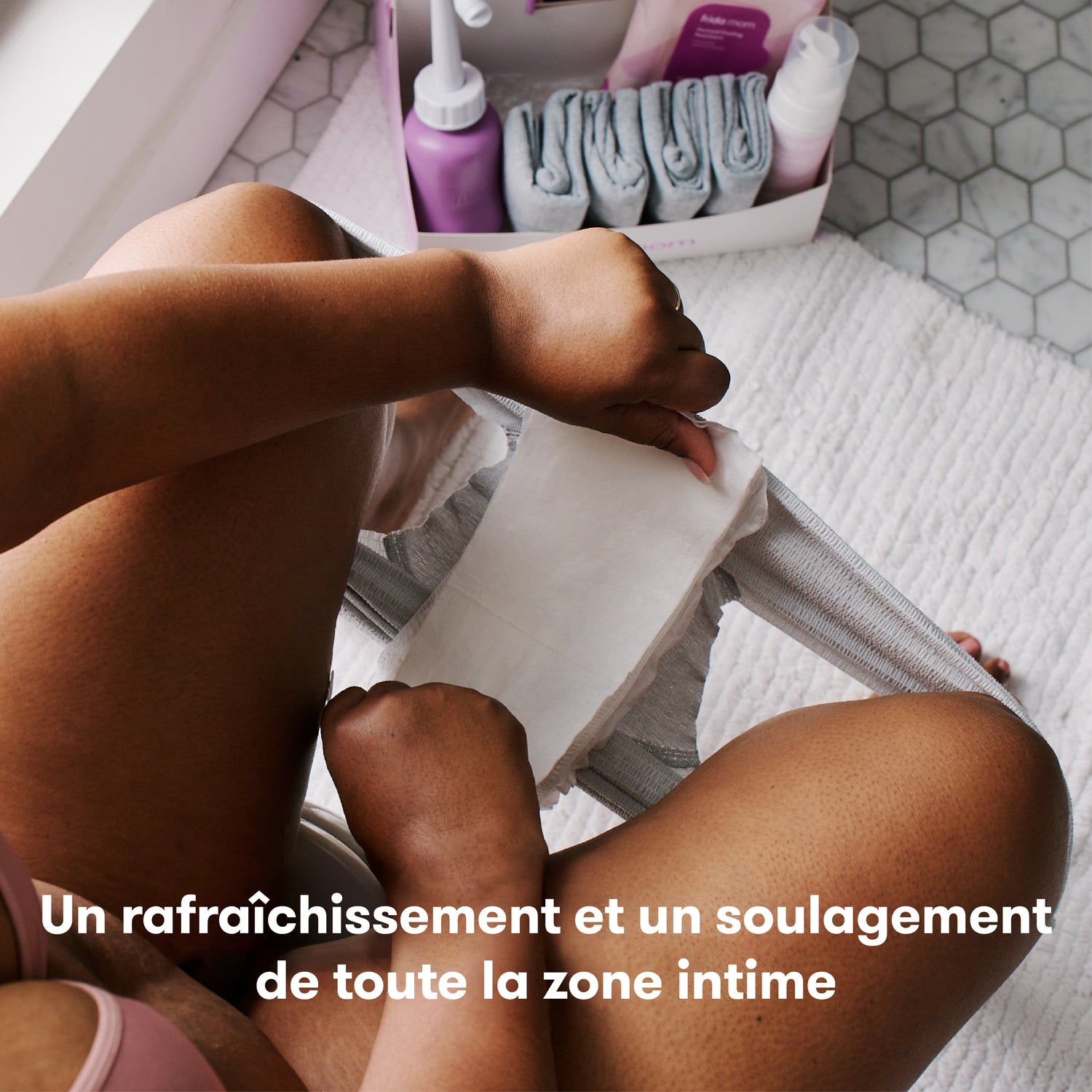 Periodieke perineale bescherming met toverhazelaar