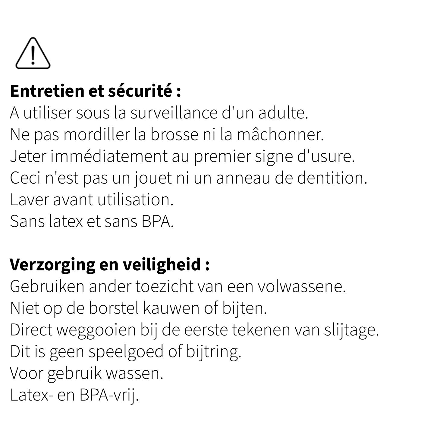 SmileFrida Brosse à dents à trois angles