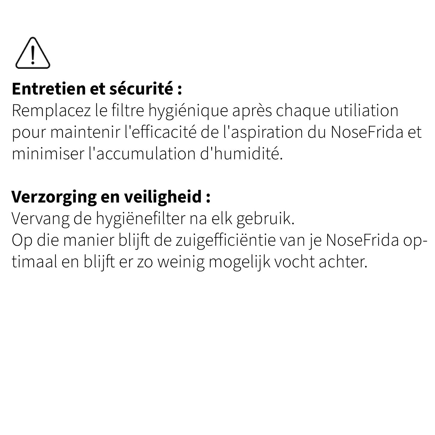 NoseFrida Filtres hygiéniques