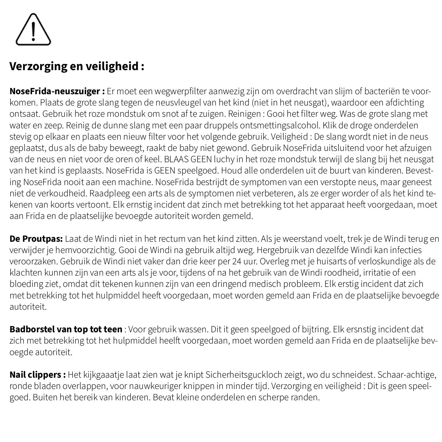 Basispakket voor baby&