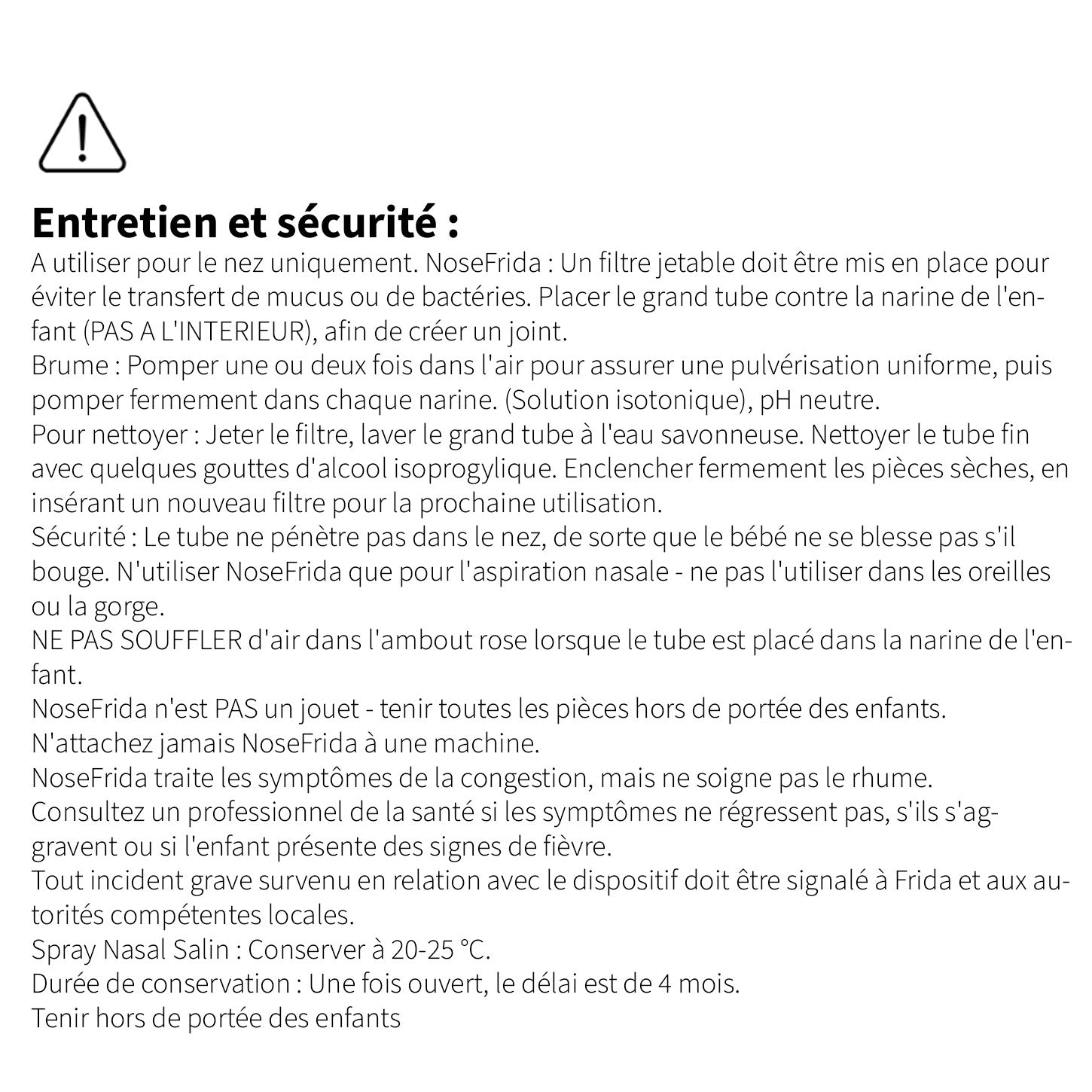 NoseFrida Le kit salin aspi-morve