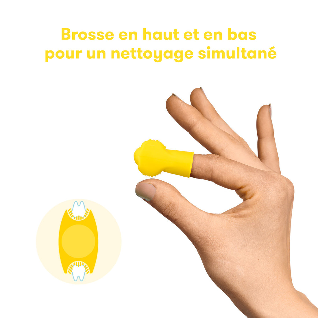 SmileFrida Brosse à dents de doigt