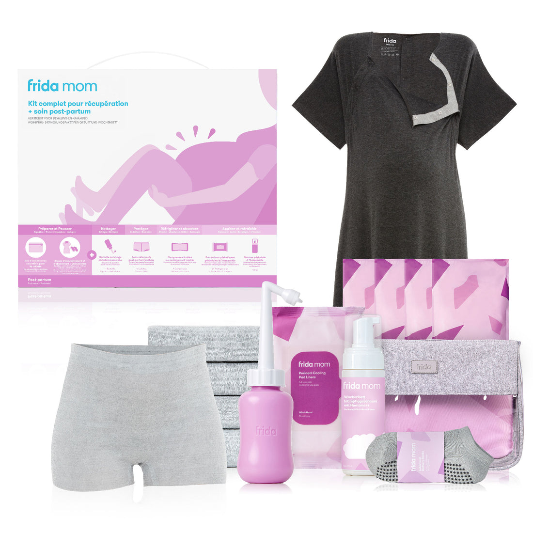 Kit complet pour récupération et soin post-partum